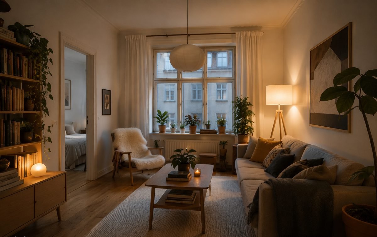 A cosy furnished apartment prepared for renting out