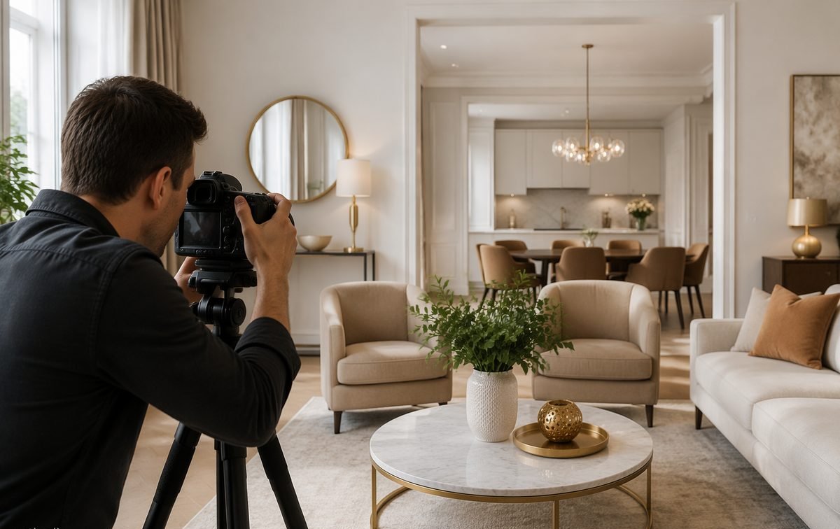 Professional photography of an apartment for a sale listing